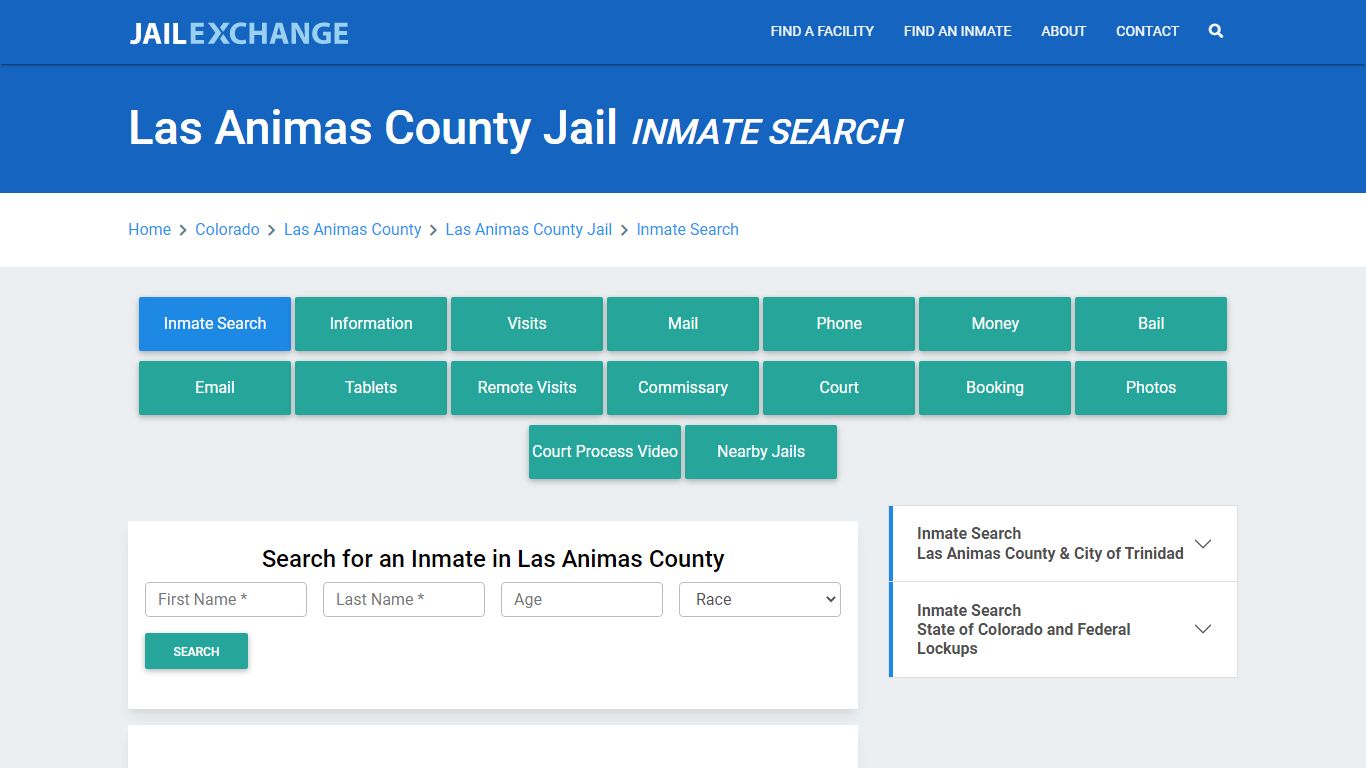 Las Animas County Jail, CO Inmate Search: Roster & Mugshots